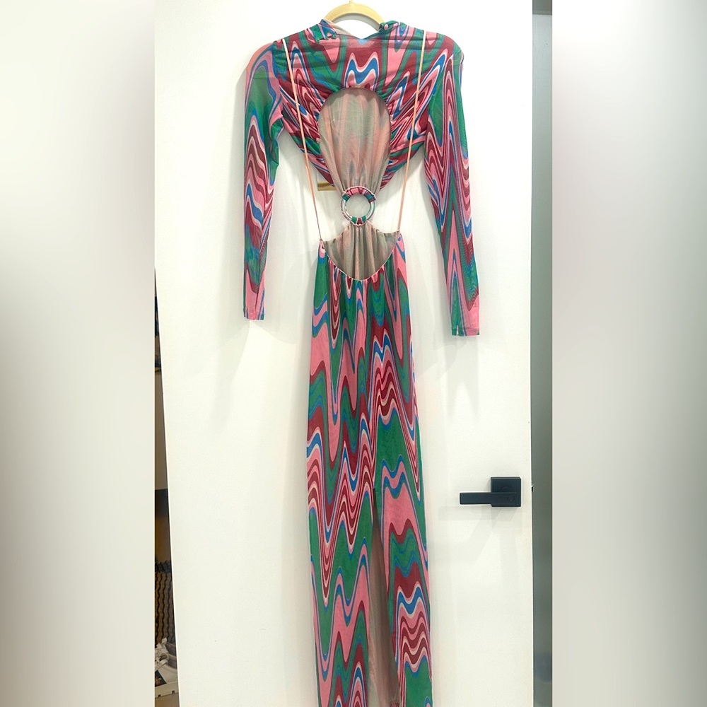 Patbo Mesh Cutout Dress - Picture 3 of 5
